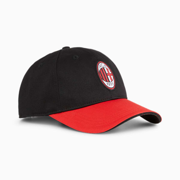 Gorra de béisbol del AC Milan, PUMA Black-For All Time Red, large-ARG