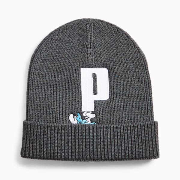 PUMA x THE SMURFS Youth Beanie, Dark Coal, large-ZAF