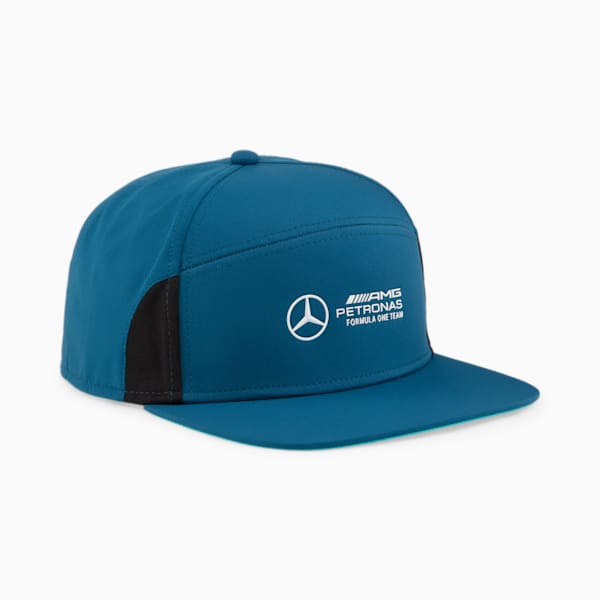 Mercedes-AMG Petronas Motorsport Flat Brim Cap, Ocean Tropic, large-ZAF