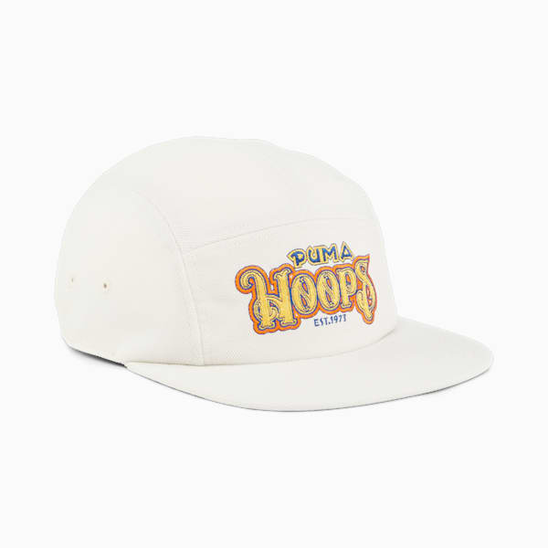 5-Panel Basketball Cap, Alpine Snow, large-ZAF