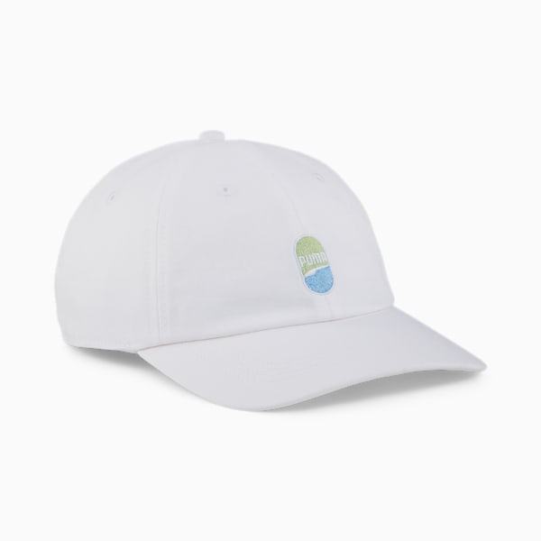 Gorra de visera semicurva Downtown, PUMA White, large-ARG