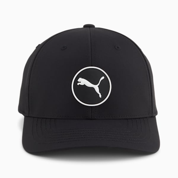 Circle Cat Tech Golf Cap, PUMA Black, large-ZAF