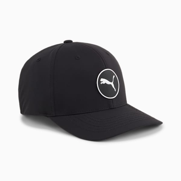 Circle Cat Tech Golf Cap, PUMA Black, large-ZAF