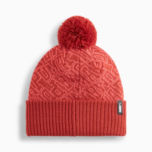 ESS Pom Beanie, Intense Red, large-ZAF