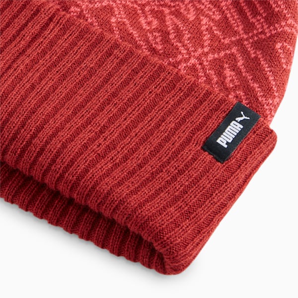 ESS Pom Beanie, Intense Red, large-ZAF