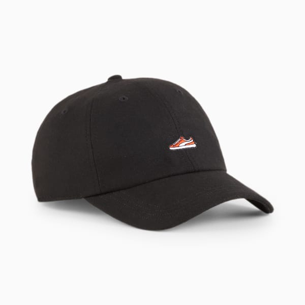Gorra estampada con visera Classics, Puma Black, large-MEX