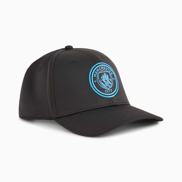 Gorra con visera Manchester City ftblCULTURE+, PUMA Black-Magic Blue, large-ARG