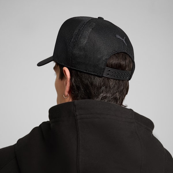 Gorra de camionero Porsche Legacy, PUMA Black, large-MEX