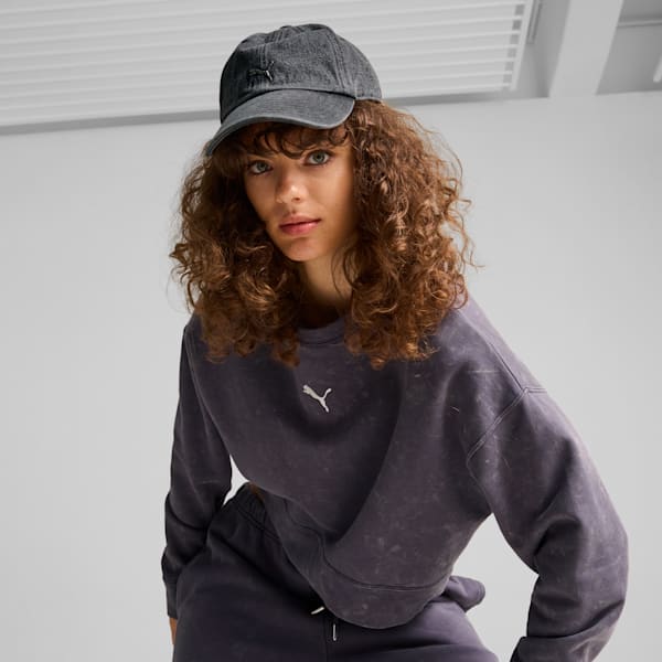 Gorra con visera Gym2K, PUMA Black-Denim Wash, large-ARG