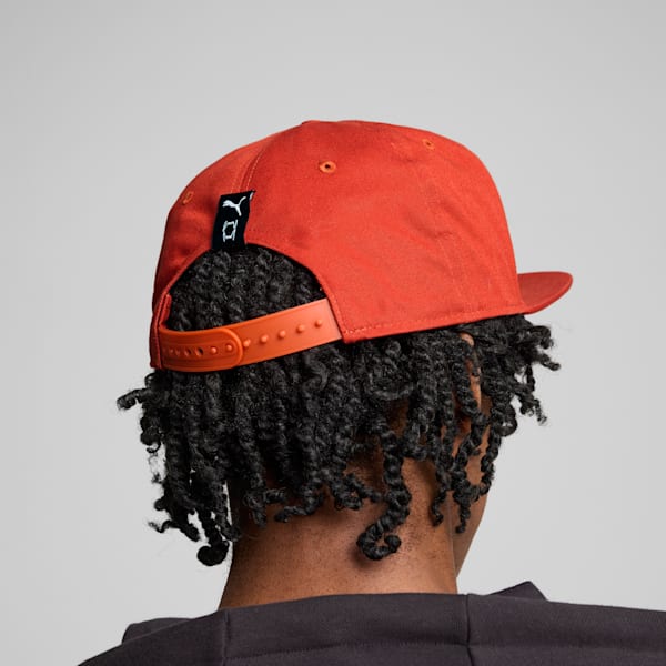 Basketball Pro Flatbrim Cap, Intense Red, large-ZAF