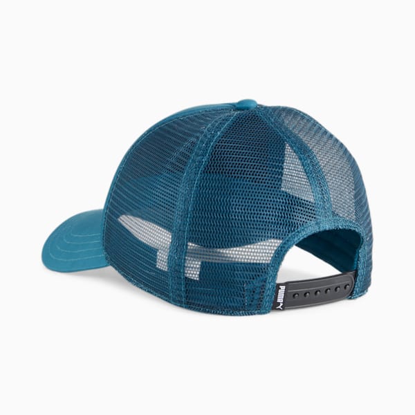 Essentials Trucker Cap, Cold Green, large-ZAF