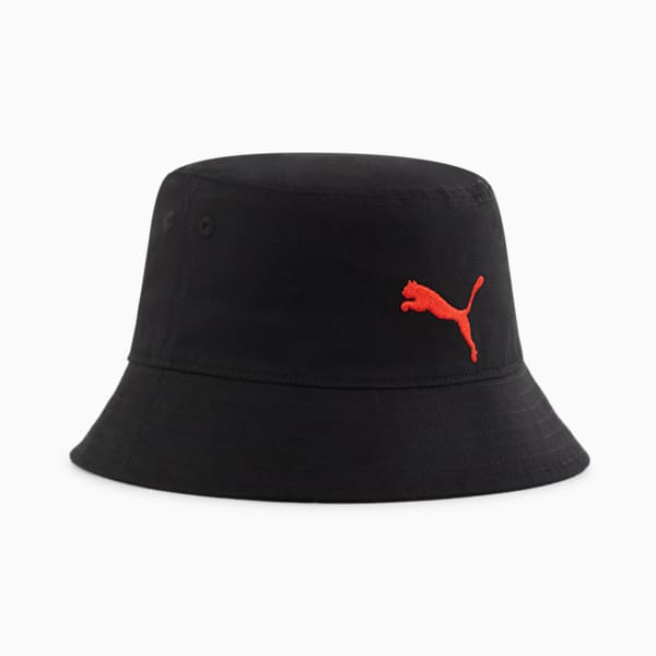 AC Milan ftblESSENTIALS Bucket Hat, PUMA Black-For All Time Red, large-ZAF