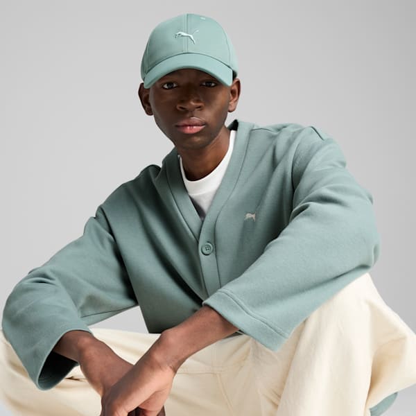 PREMIUM Essentials Pique Baseball Cap, Green Moon, large-ZAF