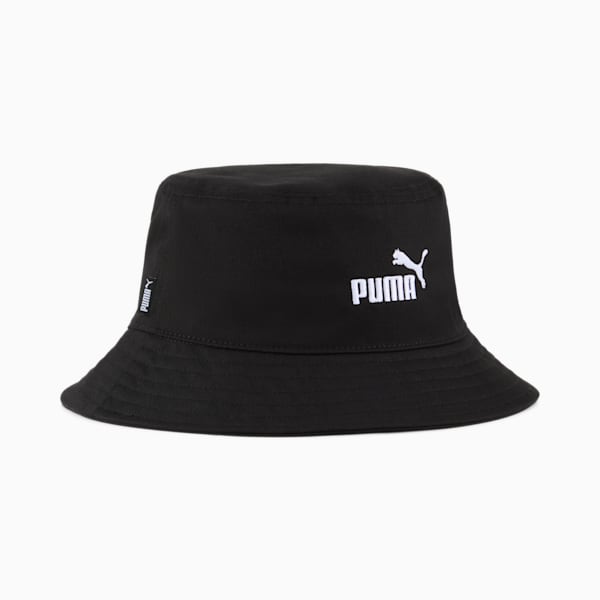 Essentials No.1 Logo Bucket Hat, PUMA Black, large-ZAF