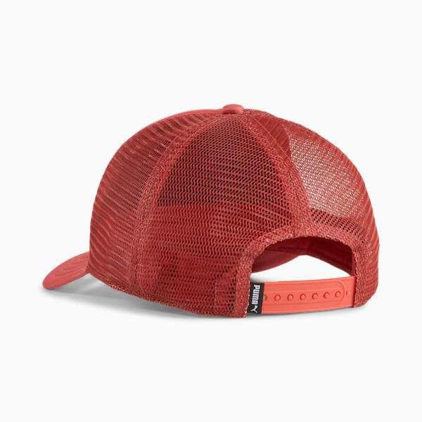 ESS No. 1 Logo Trucker Cap, Red Fire, large-ZAF
