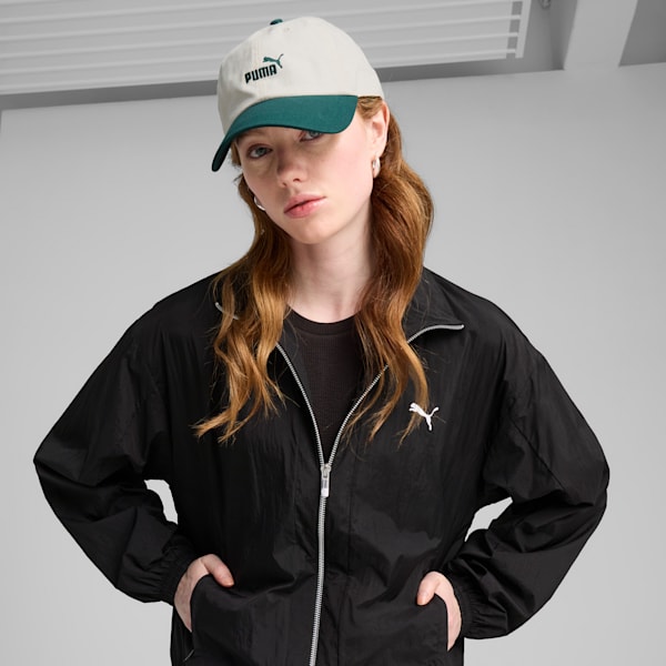Gorra Essentials No. 1 Colour Block, Alpine Snow-Dark Myrtle, large-MEX