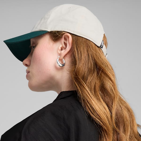 ESS No. 1 Colour Block Dad Cap, Alpine Snow-Dark Myrtle, large-ZAF