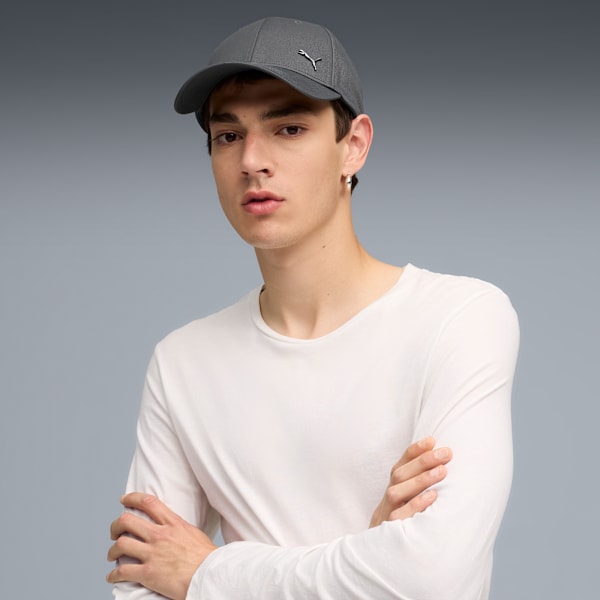 Gorra Essentials Metal PUMA Cat, Dusky Gray, large-MEX