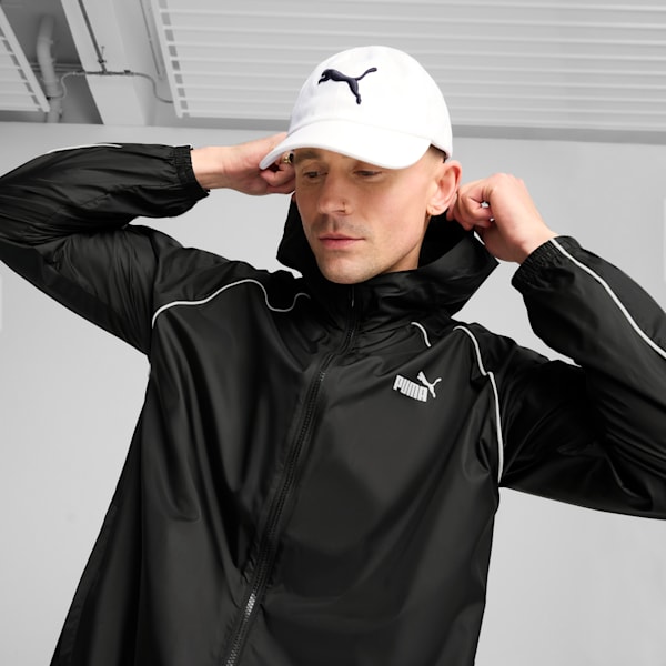 Essentials PUMA Cat Baseball Cap, PUMA White, large-ZAF