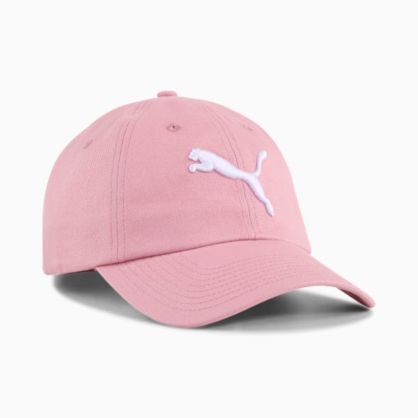 Essentials PUMA Cat Baseball Cap, Poised Pink, large-ZAF
