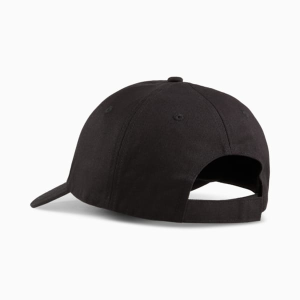 ESS No.1 Logo Baseball Cap, PUMA Black-Gold-Logo, large-ZAF