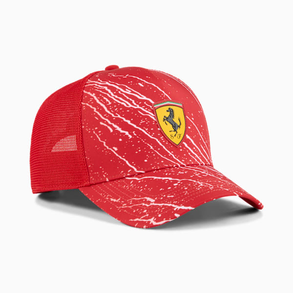 Ferrari Race Trucker Cap, Rosso Corsa, large-ZAF