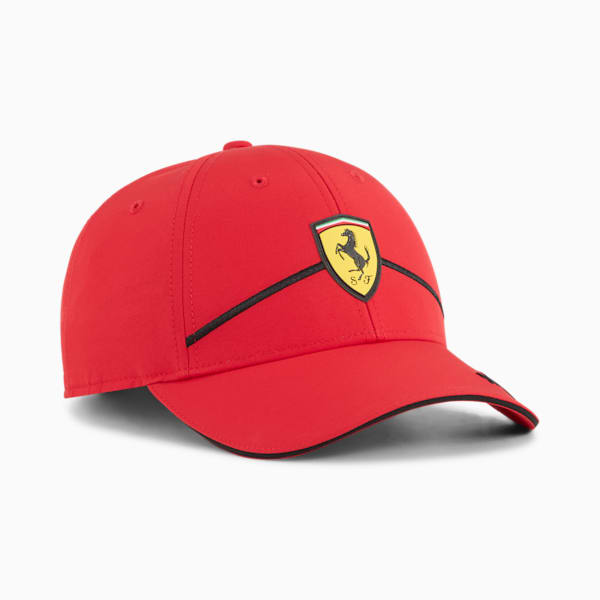 Ferrari Race Baseball Cap Youth, Rosso Corsa, large-ZAF