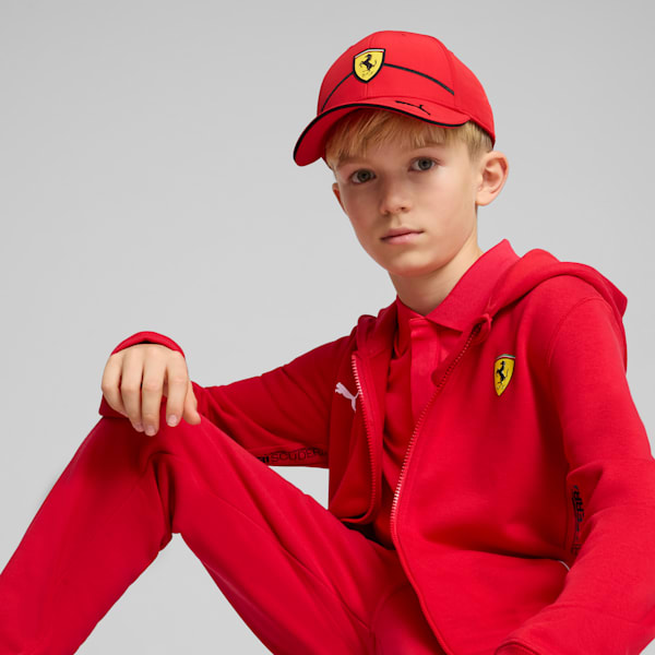 Ferrari Race Baseball Cap Youth, Rosso Corsa, large-ZAF