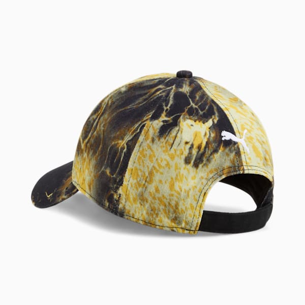 Porsche Legacy Colour Baseball Cap, PUMA Black-AOP, large-ZAF
