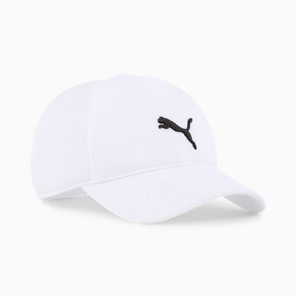 TRAINING PUMA Cat Logo Baseball Cap Youth, PUMA White, large-ZAF