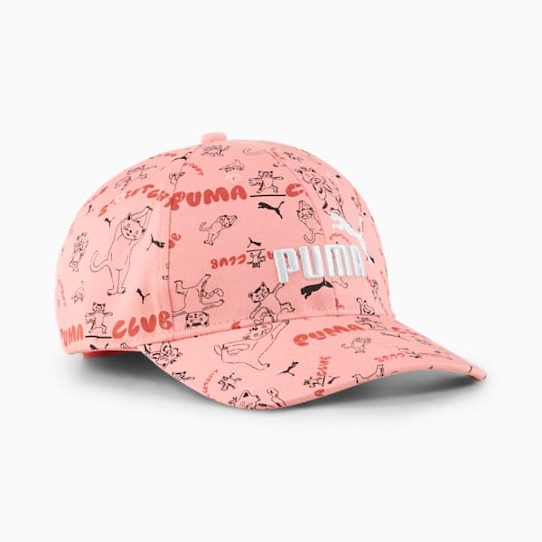 Gorra con visera Essentials No.1 Logo para adolescentes, Pink Fruit-stretchy Cat AOP, large-MEX