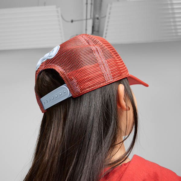 PUMA x HELLO KITTY AND FRIENDS Trucker Cap Youth, Red Fire, large-ZAF
