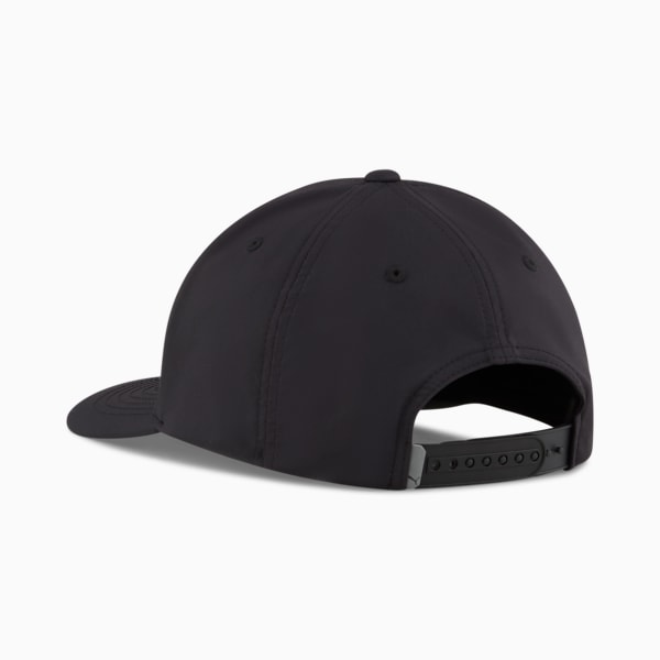 Heritage P Golf Cap Men, PUMA Black-White Glow, large-ZAF