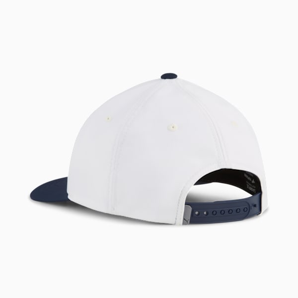 Crafted P Golf Cap Men, Warm White-Deep Navy, large-ZAF