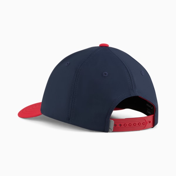 Gorra de golf Crafted P para hombre, Deep Navy-Dark Crimson, large-MEX