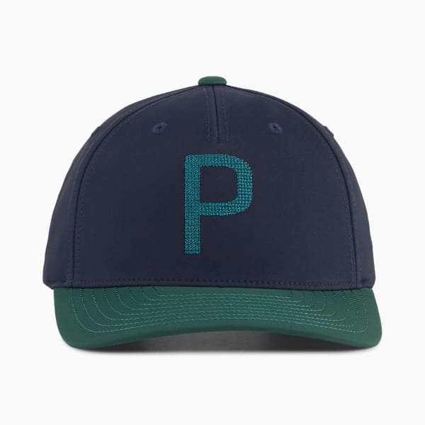 Crafted P Golf Cap Men, Deep Navy-Green Terrain, large-ZAF
