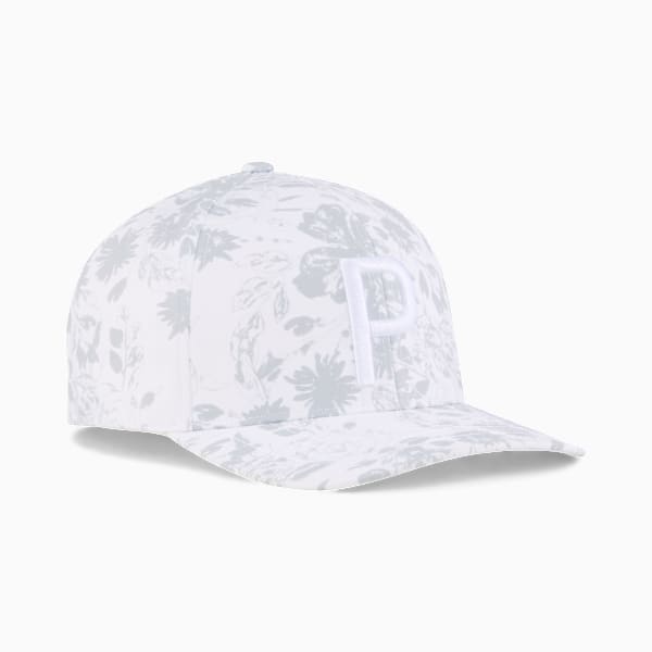 Roses Golf Cap, White Glow, large-ZAF