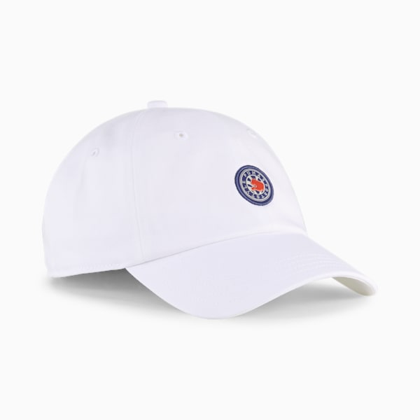 WARDROBE Essentials GRAPHIC Dad Cap, PUMA White, large-MEX