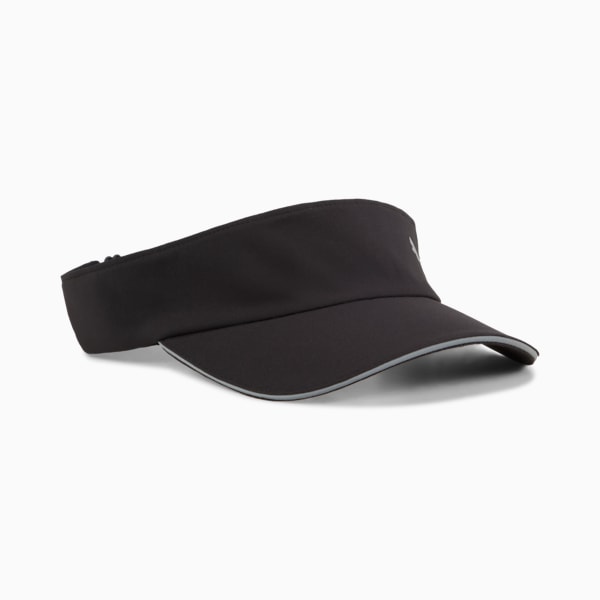 Running Visor, PUMA Black, large-ZAF