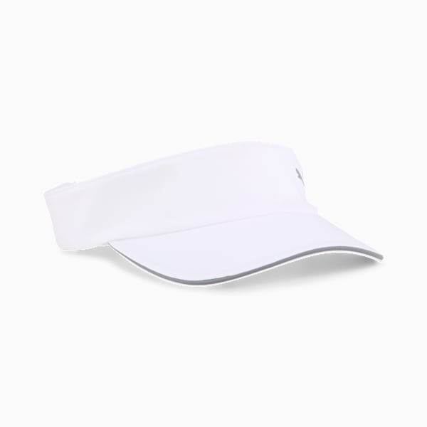 Running Visor, PUMA White, large-ZAF