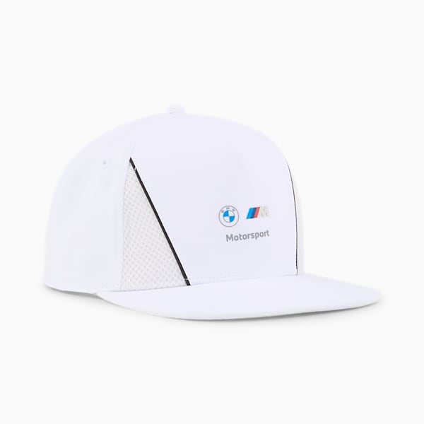 Gorra con visera plana BMW M Motorsport, PUMA White, large-MEX