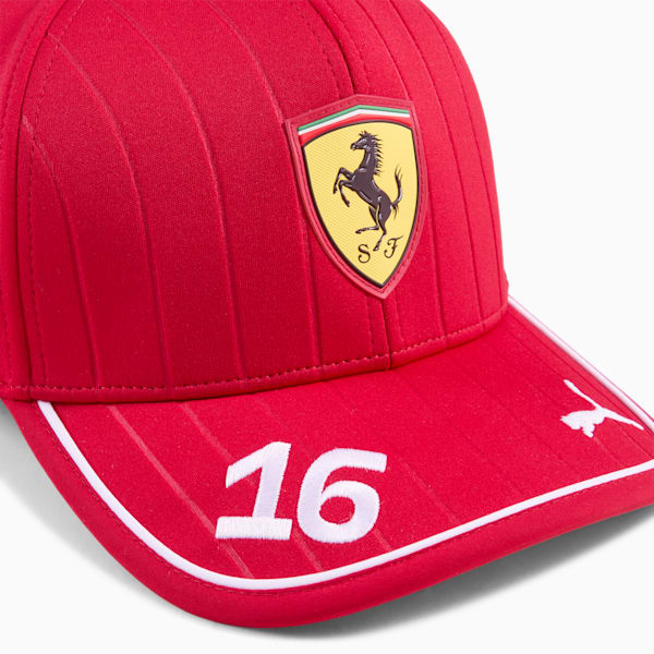 Scuderia Ferrari Leclerc Baseball Cap, Dark Cherry, large-MEX