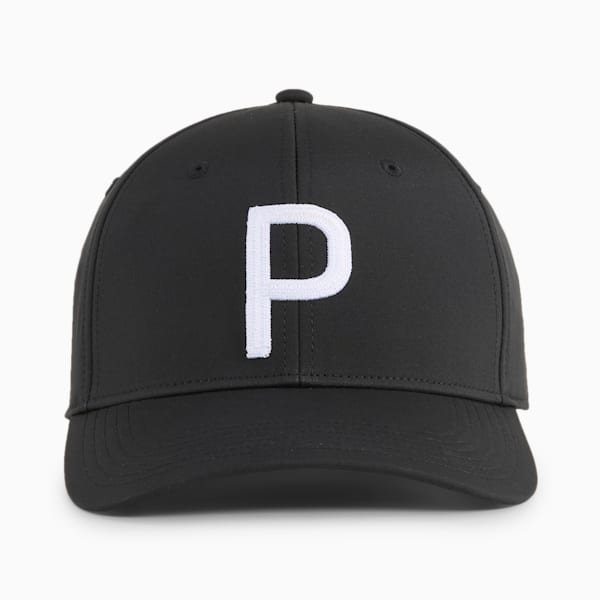 Gorra de golf Heritage P Tech Hombre, PUMA Black-White Glow, large-MEX