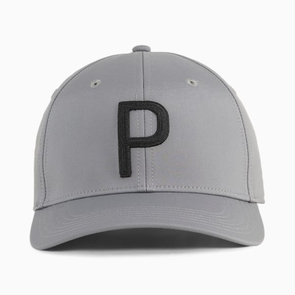 Gorra con visera Heritage P Tech Golf para hombre, Slate Sky-PUMA Black, large-MEX
