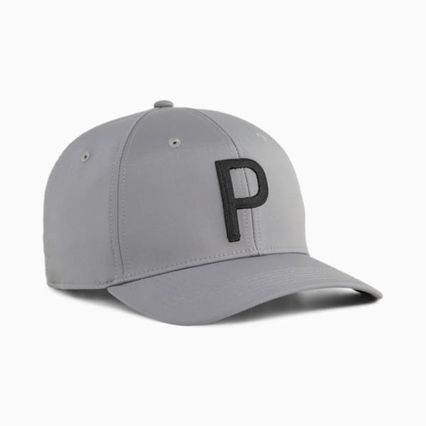Gorra con visera Heritage P Tech Golf para hombre, Slate Sky-PUMA Black, large-MEX