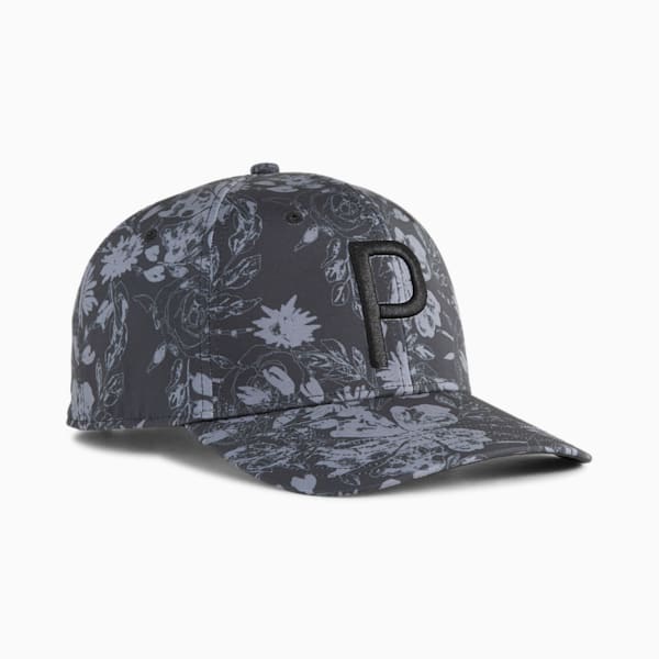 Roses Tech Golf Cap Men, PUMA Black, large-MEX