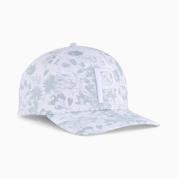 Roses Tech Golf Cap Men, White Glow, large-MEX