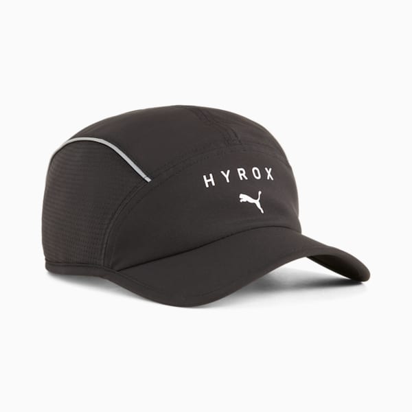 Gorra con visera angosta PUMA x HYROX, PUMA Black, large-ARG