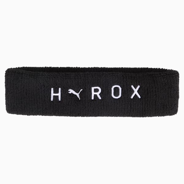 PUMA x HYROX Headband, Puma Black, large-ZAF