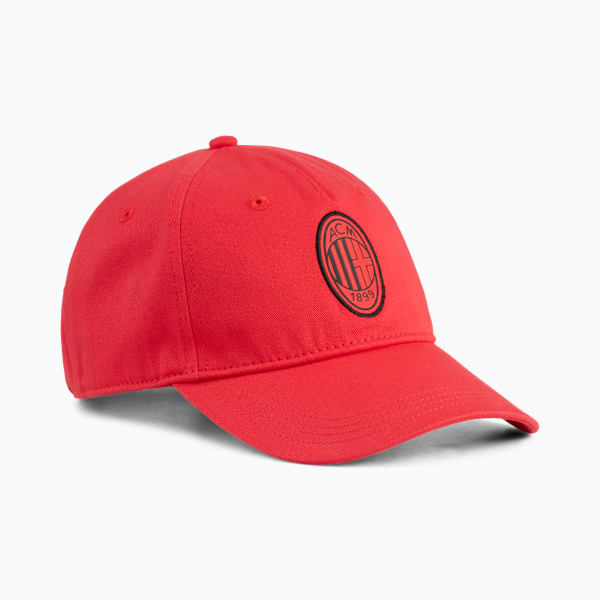 AC Milan Essentials Cap Unisex, For All Time Red-PUMA Black, large-ZAF